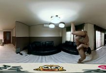 Naughty brunette fucked hard on the sofa