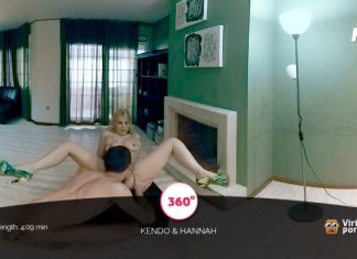 Beautiful big tits blonde fucked doggystyle