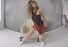 Hot Teen Babe Strips Out Of Her Schoolgirl Skirt