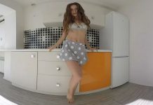 Stasy Shows Her Shaved Pussy