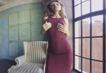 Tight, Sexy Blonde with Shaved Pussy Strips