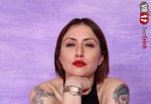 Irresistible Ammalia Pours Some Baby Oil On Her Nyloned Feet