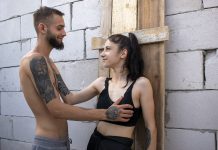 Brunette Teen Fucks the Worker