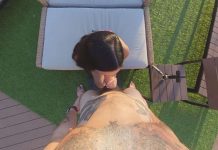 Sunset With A Busty Latina