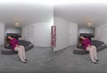 Siobhan Dress With White Glossy Tights