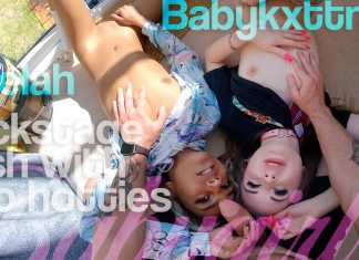 Backstage Sesh With Two Hotties