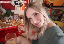 Greeting With A Kiss And Petite Nipples