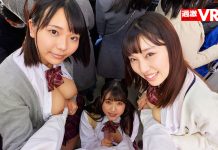 S*********s With Big Tits On A Crowded Train