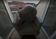 Blonde Ingrida Vacation Sunset Dildo Masturbation