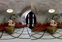 Virtual Reality Nude Photosession Backstage With Teenager Viola Kat