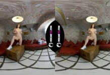 Virtual Reality Nude Photosession Backstage With Teenager Viola Kat