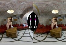 Virtual Reality Nude Photosession Backstage With Teenager Viola Kat