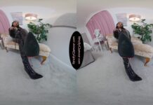 Jasmine Black Latex Catsuit Tease