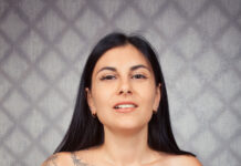 Sara our Ukrainian model spreads her hot pussy in VR for you