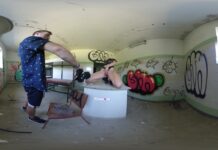 360VR Video Nude Fetish Photosession Backstage With Sascha