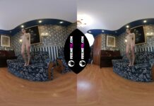 Teenager Style Nude Pohotosession Vr180 Backstage With Busty Girl Lina