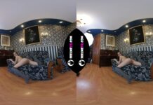 Teenager Style Nude Pohotosession Vr180 Backstage With Busty Girl Lina