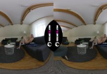 VR180 Nude Photo Session Backstage With Beautiful Top Model Evelina