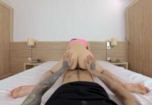 Romantic Sex with a Sexy Skinny Brunette