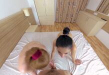 Two Teens Pounded from Behind