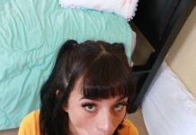 Tiny Nanny Aria Loves Huge Cocks