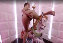 Tight Girl Kim Rose Rides Her Pony Hard