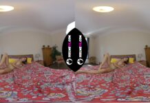 Evelina Topmodel Nude Photosession Backstage VR180