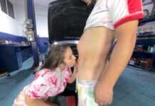 So Horny I Can’t Help Myself While Waiting in the Car Repair Shop – Part 2