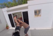 Fucking Cathy B on the Photo Shoot in Tenerife