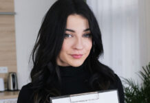 Teen With Raven Hair