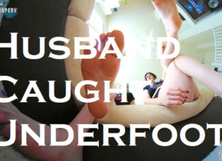 Bad Tiny Husband Caught Underfoot