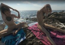 Poppy And Brille Doing Naked Yoga On The Beach Hot Girls Vacation