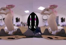 Virtual Reality Nude Lapdance Video With Pink Hair Girl Lilly