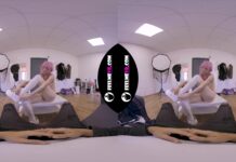 Virtual Reality Nude Lapdance Video With Pink Hair Girl Lilly