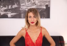 Angel Sky Plays With Her Feet and Pussy