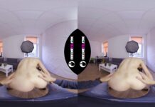 Virtual Reality Nude Striptease With Lady In Red Polina