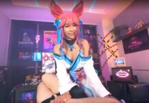 Ahri Rides On Me And Milks Cock With Her Puss