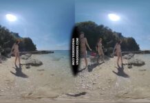 3 Babes Naked On Vacation Beach Picnic Playing Frisbee Searching For Shells And Bubble