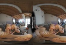 Blonde Spinner Ingrida Eats Dianas Pussy Rainy Day After The Beach