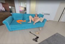 Casting Of 18y.o. Big Tits Samanta Cherry