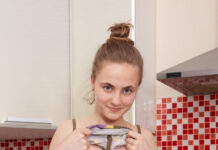 Lassie shows us her perfect tits! The biggest most lovely pair of boobs ever