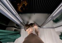 Risky Balcony Sex With Hot Amateur Blonde