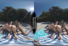 3 Babes On Nude European Beach Mini Lesbian Outdoor Vacation Orgy Matty Cheri Rebeka Ruby