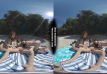 3 Babes On Nude European Beach Mini Lesbian Outdoor Vacation Orgy Matty Cheri Rebeka Ruby