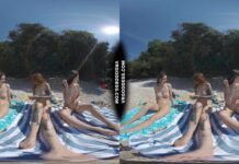 3 Babes On Nude European Beach Mini Lesbian Outdoor Vacation Orgy Matty Cheri Rebeka Ruby