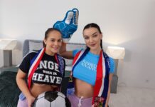 Outrageous Squirting Orgy! Best Friends Swap Girl Cum & Sperm