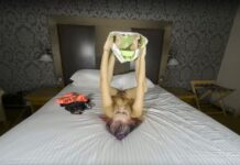 Susy Blue Swimsuit Try On