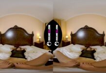 VR180 Trinity Free Tries To Catch A Real Orgasm But She Is Too Excited