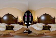 VR180 Trinity Free Tries To Catch A Real Orgasm But She Is Too Excited