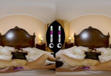 VR180 Trinity Free Tries To Catch A Real Orgasm But She Is Too Excited